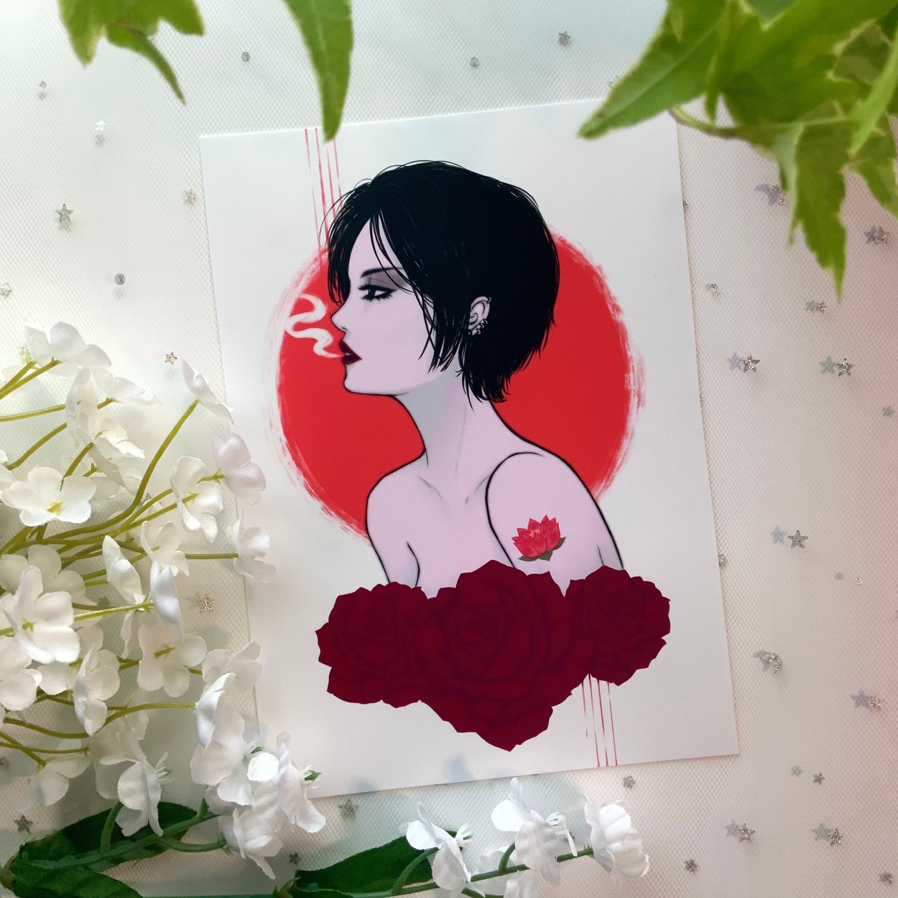 Nana Osaki Rose Print