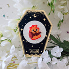Teary Fire Demon Pin