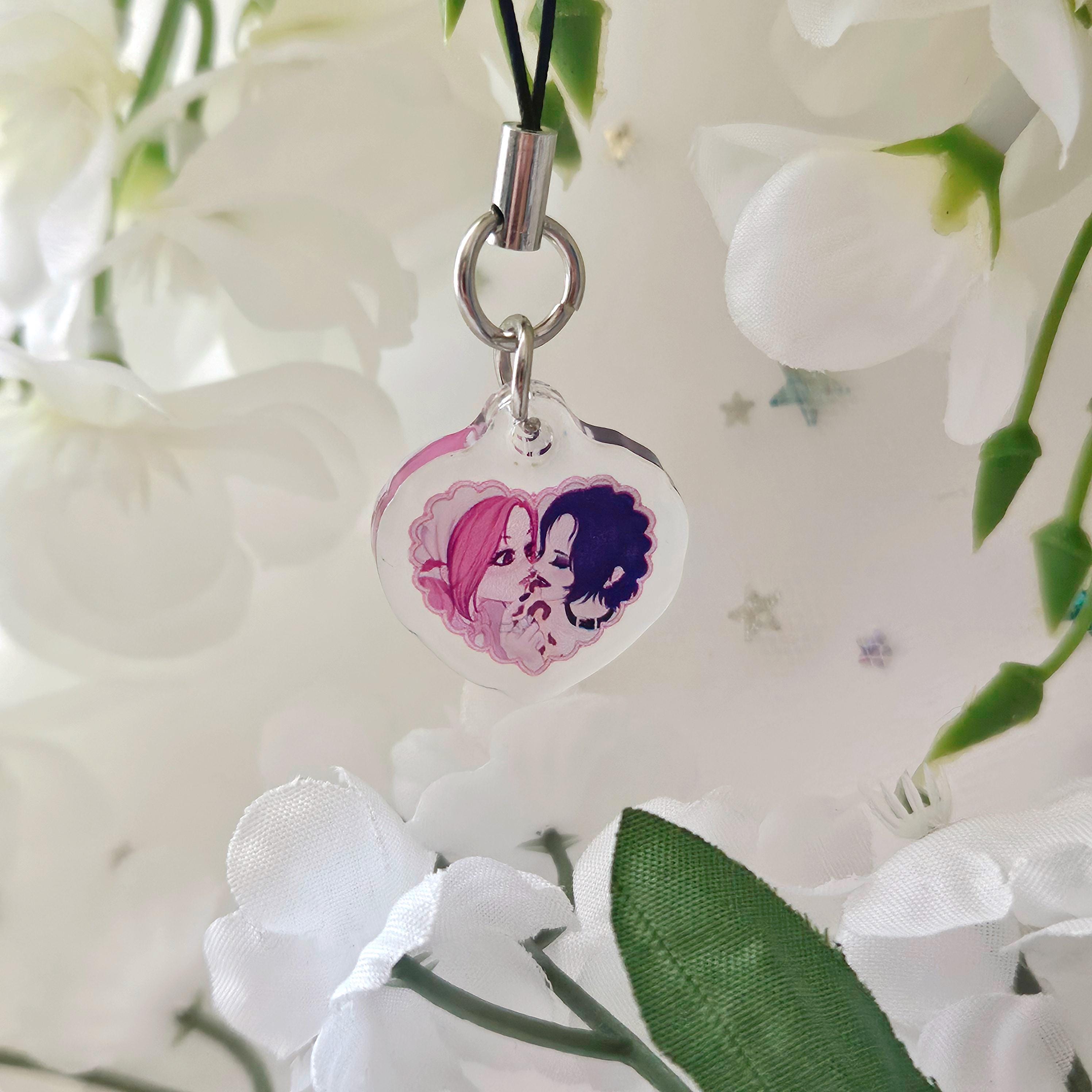Nana & Hachi Heart Phone Strap