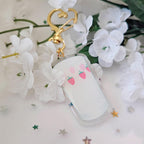 Nana Strawberry Glass Keychain