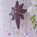 Red Seeing Stars Suncatcher