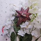 Red Seeing Stars Suncatcher