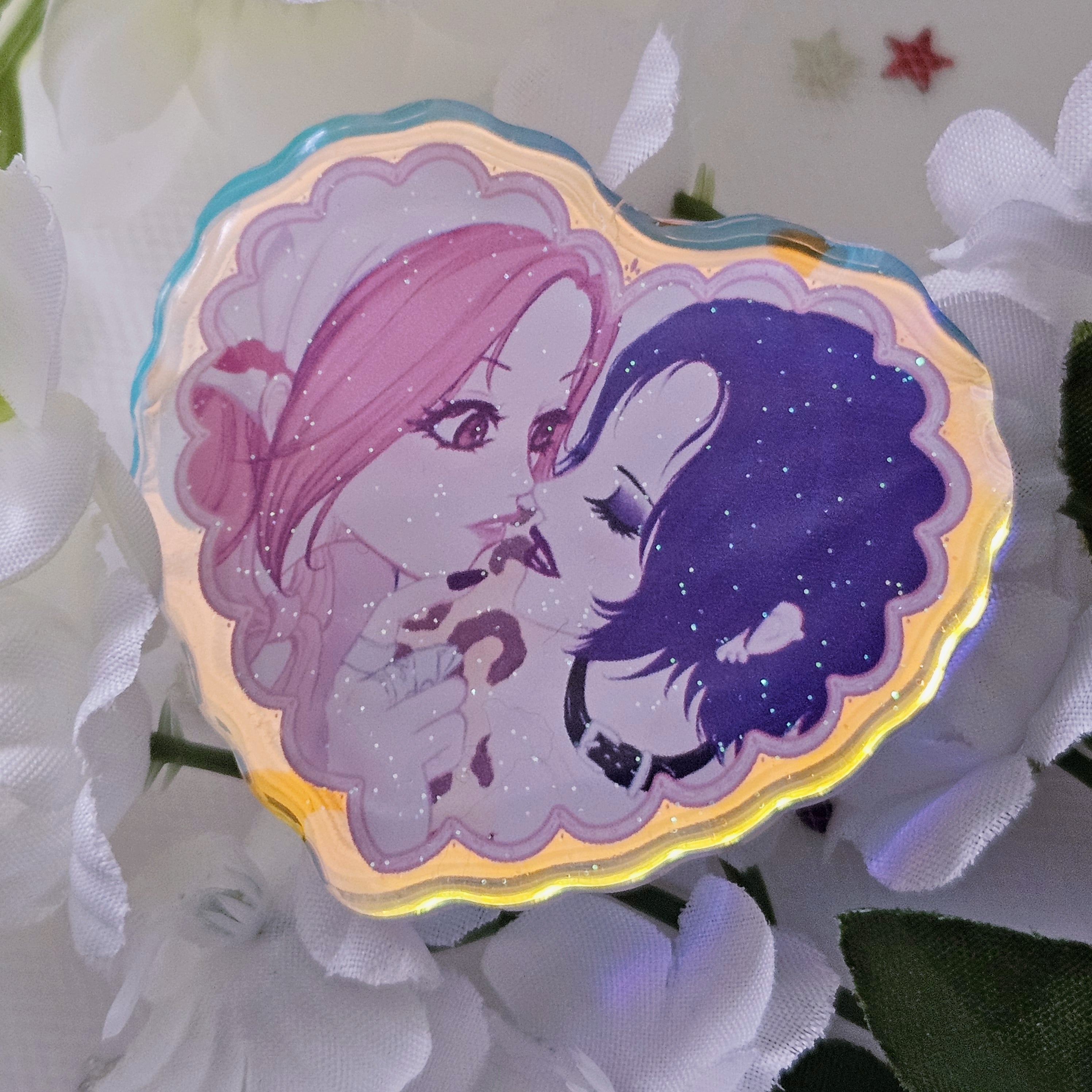 Nana & Hachi Heart Pin