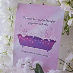 Nana & Hachi Bath Quote Print