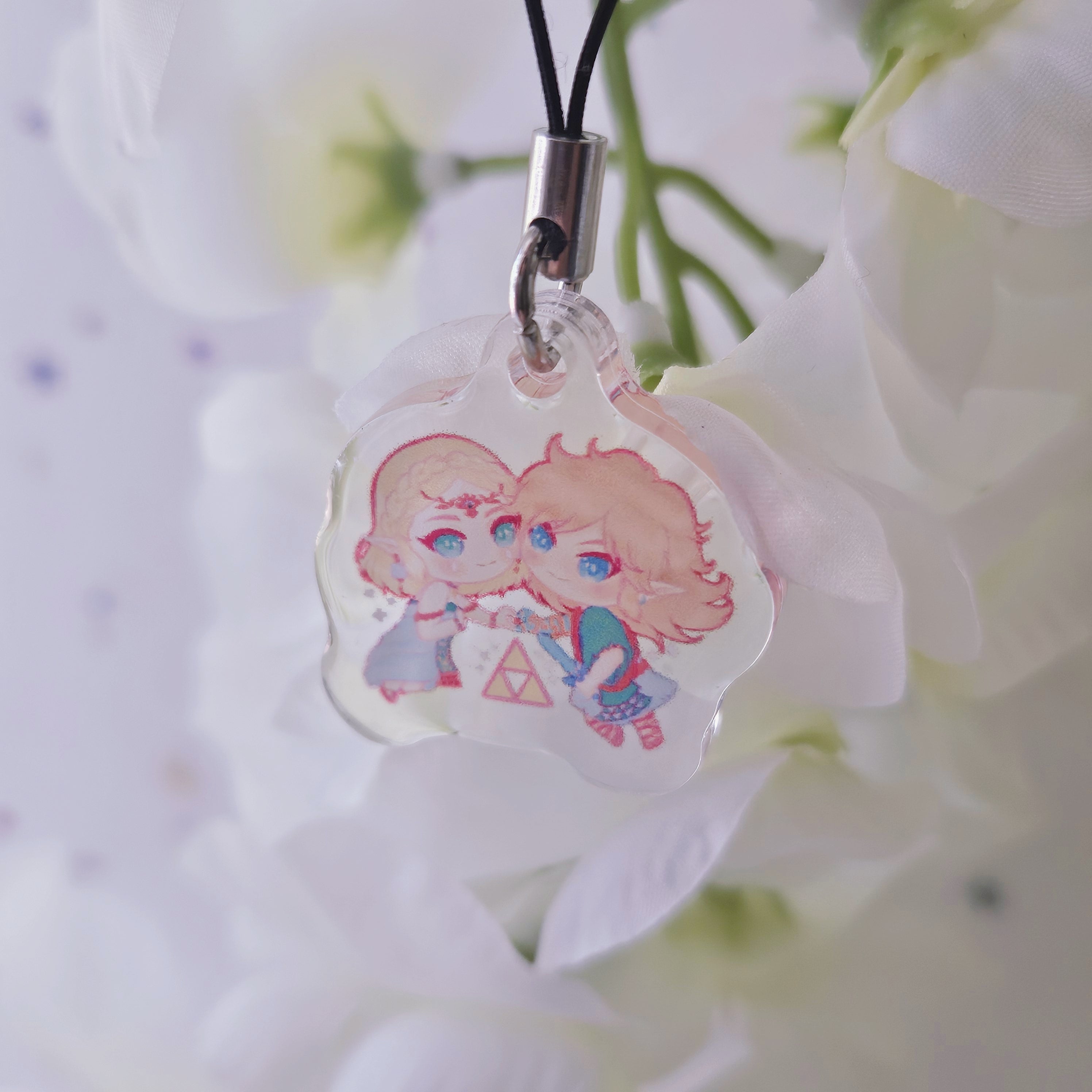 Link & Zelda TOTK Mini Phone Strap