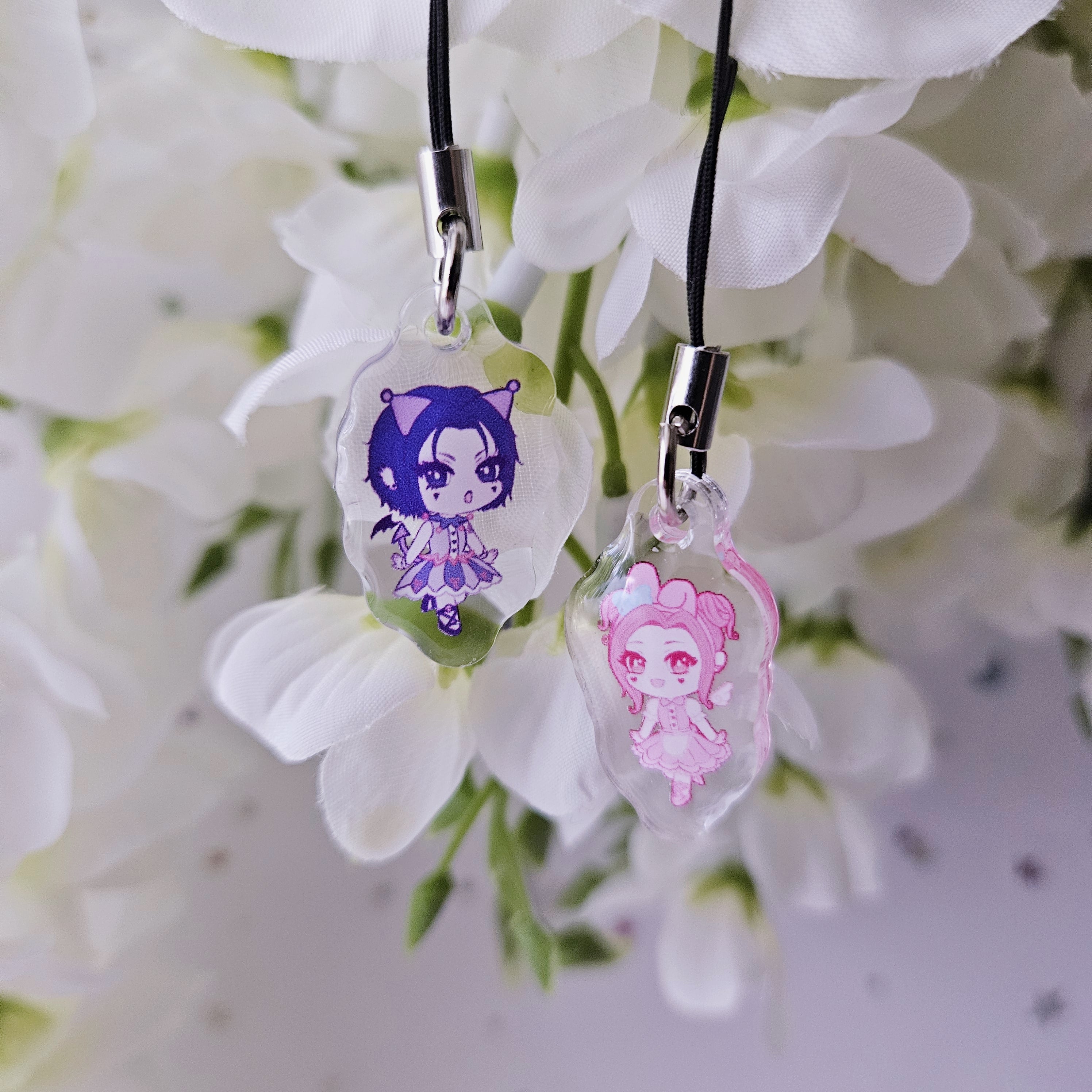 Nana & Hachi x Kuromi My Melody Phone Straps