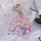 Link & Zelda TOTK Keychain