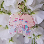 Link & Zelda TOTK Keychain