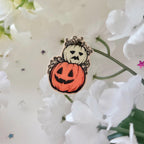 Mixed Emotions Pumpkin Stack Pin