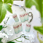 Nana Strawberry Glasses Pin & Phone Strap Keychain