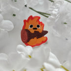 Teary Fire Demon Pin
