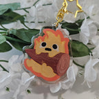 Teary Fire Demon Keychain