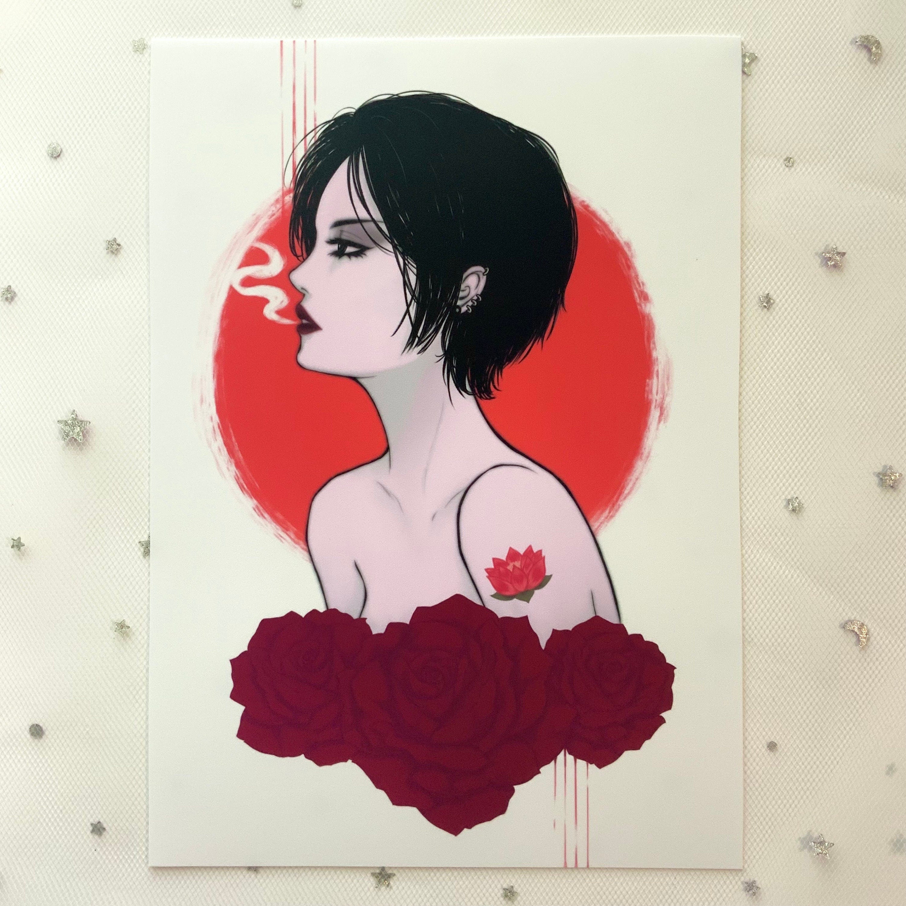 Nana Osaki Rose Print