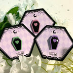 Coffin Heart Mini Pins