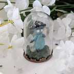 Blue Myconid Mushroom Crystal Creature