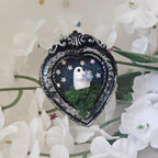 Forget Me Not Flower Ghost Mini Starry Magnet Frame