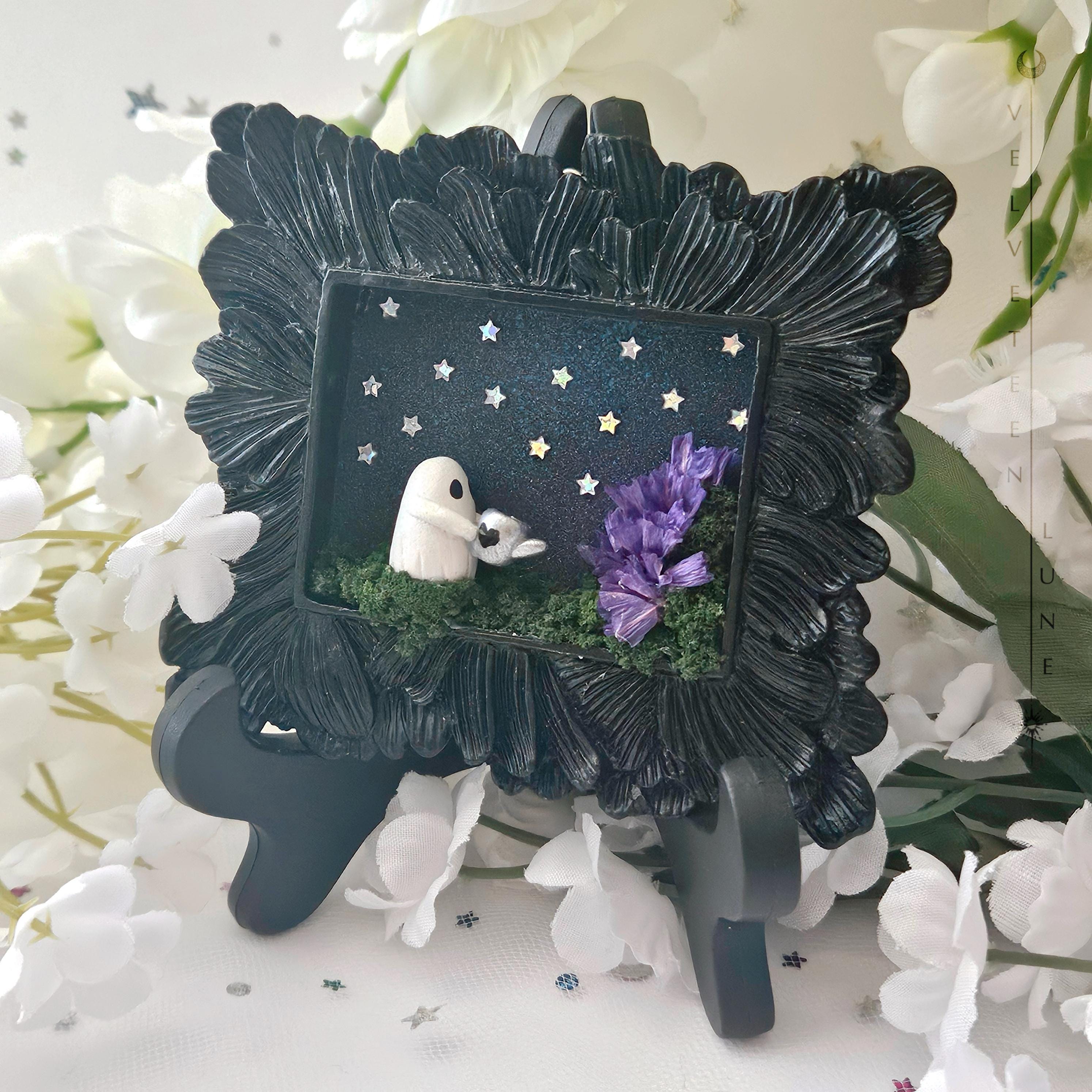 Ghost Watering Flower Garden Starry Frame
