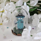 Blue Myconid Mushroom Crystal Creature