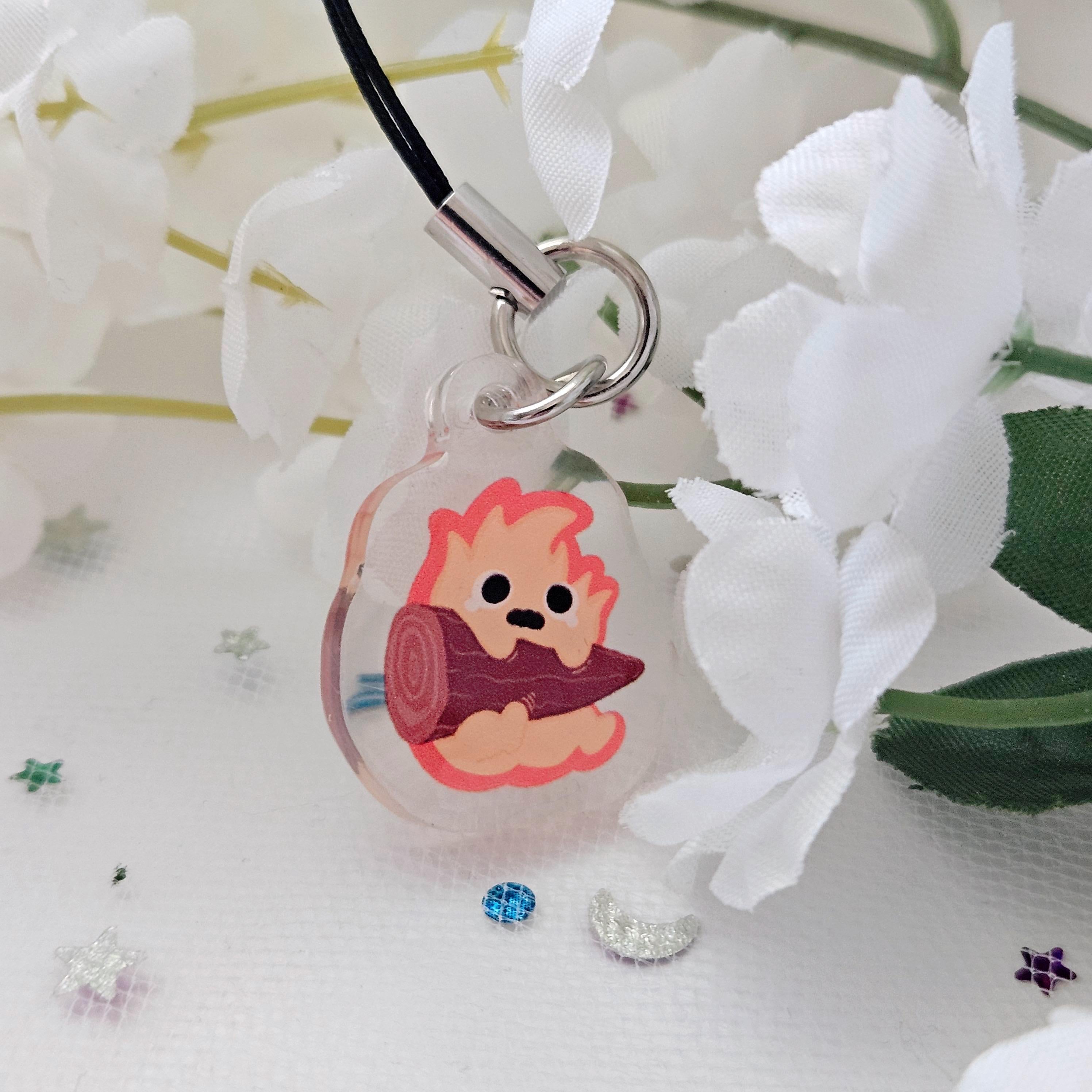 Teary Fire Demon Phone Strap