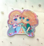 Link & Zelda TOTK Sticker