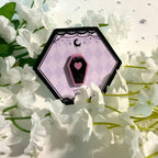 Coffin Heart Mini Pins