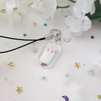 Nana Strawberry Glass Phone Strap