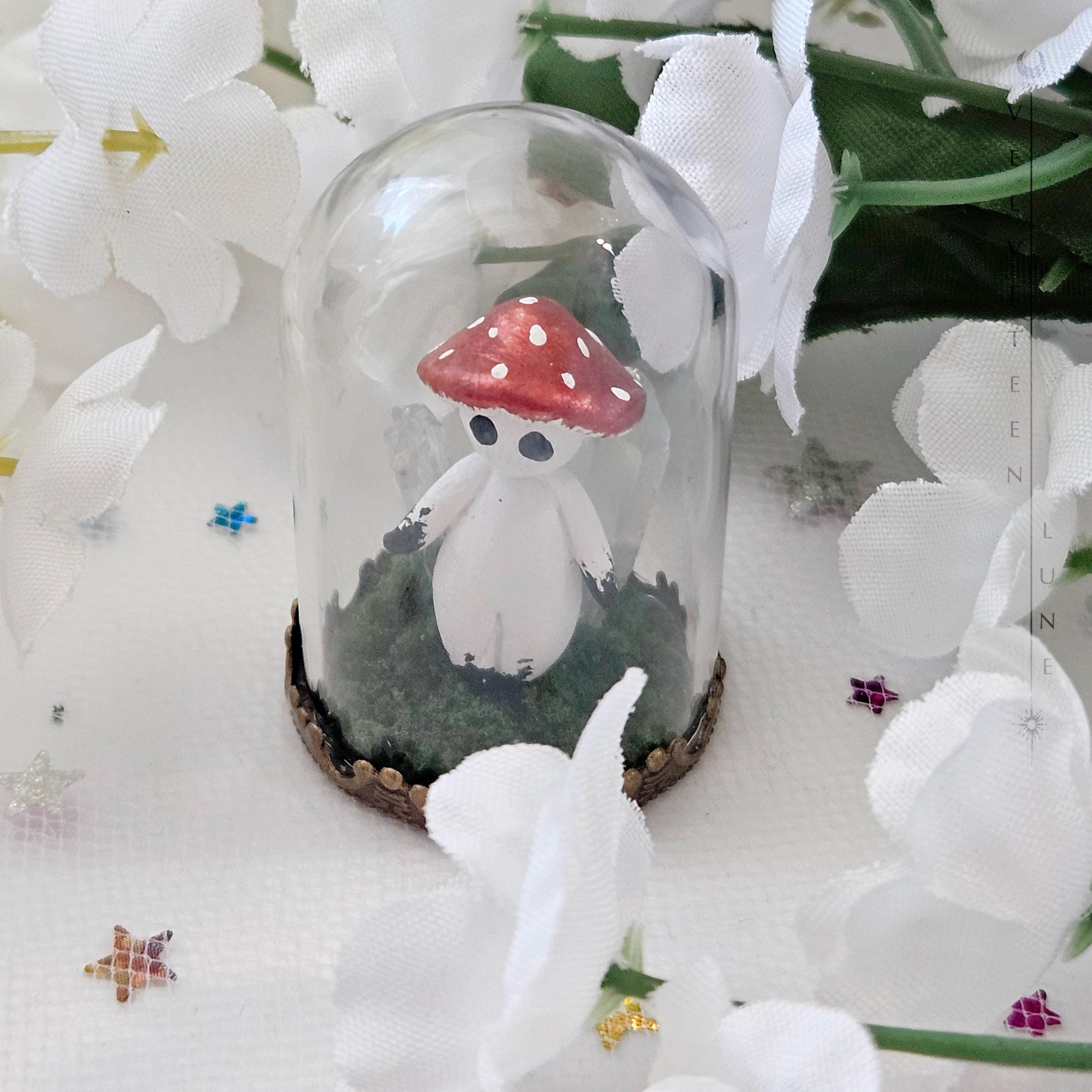 Red Cap Myconid Mushroom Crystal Creature