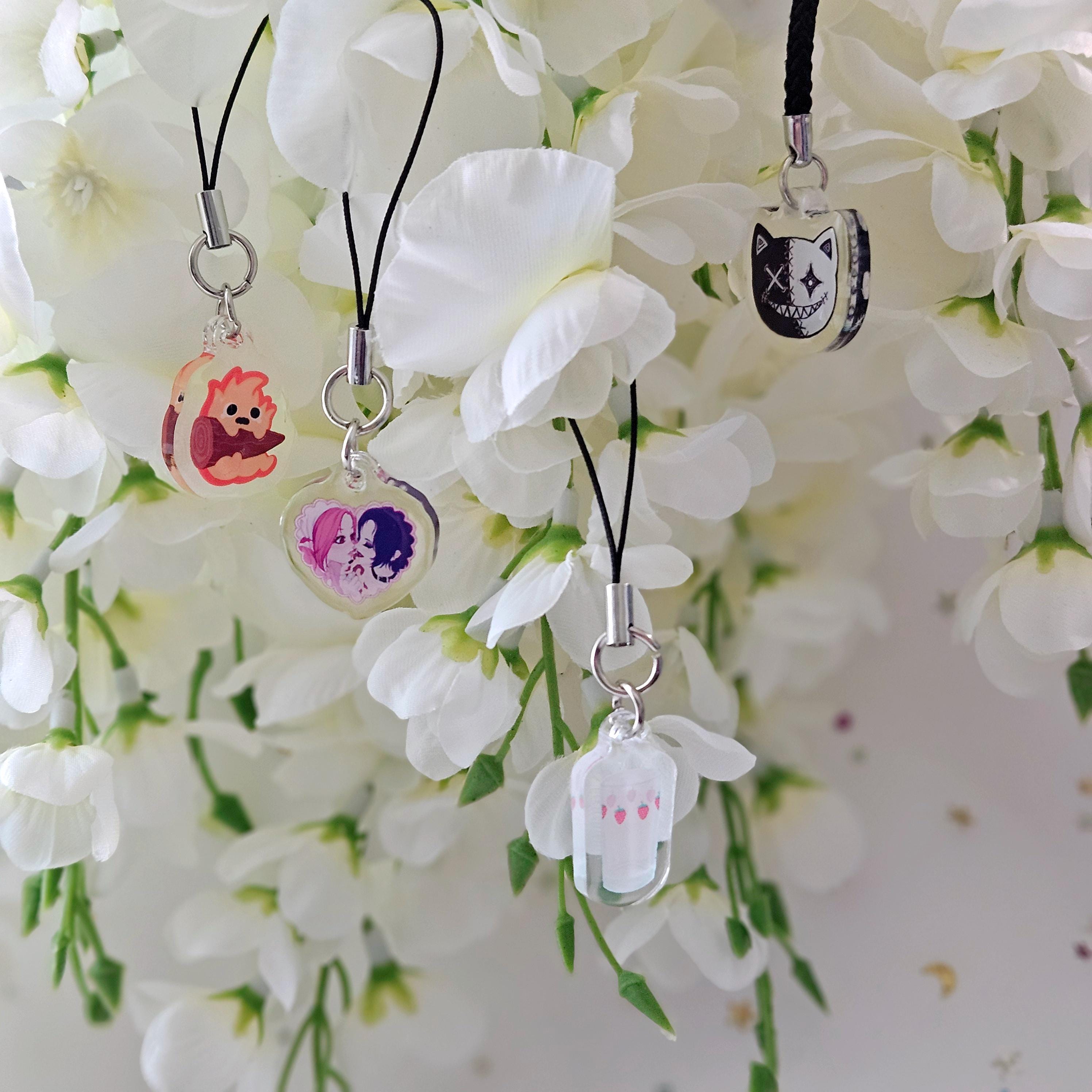 Nana & Hachi Heart Phone Strap