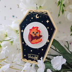 Teary Fire Demon Pin
