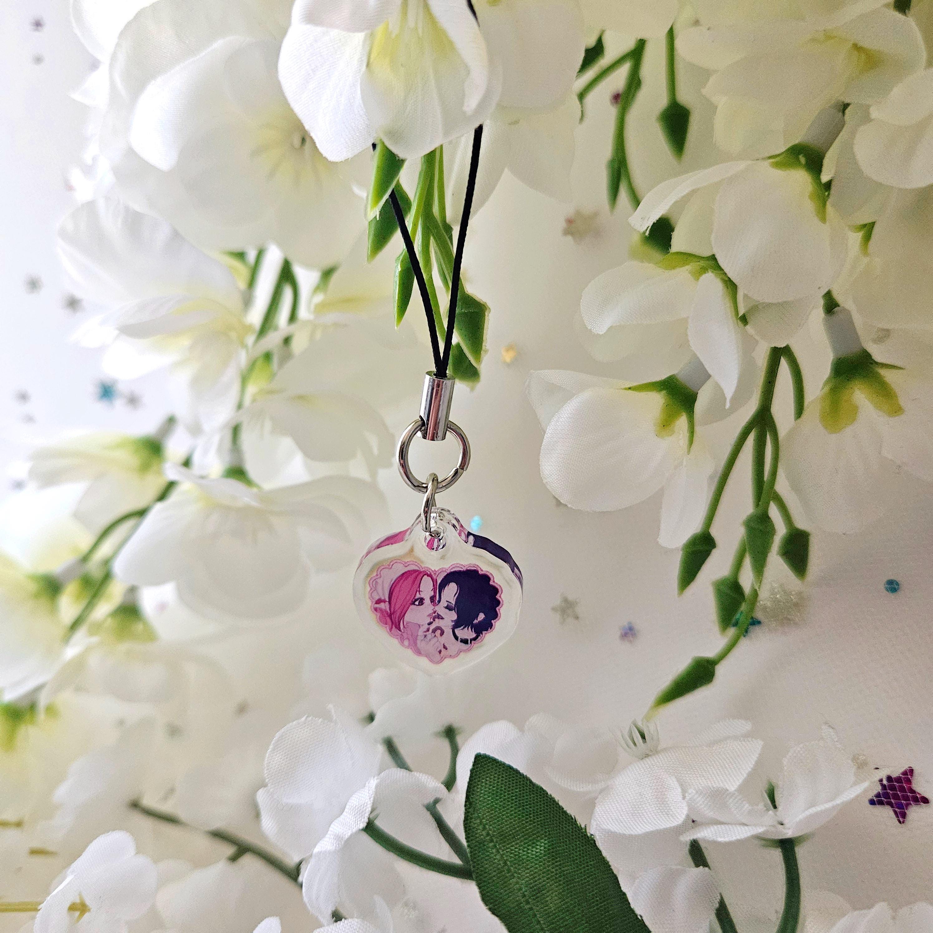 Nana & Hachi Heart Phone Strap