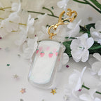 Nana Strawberry Glass Keychain