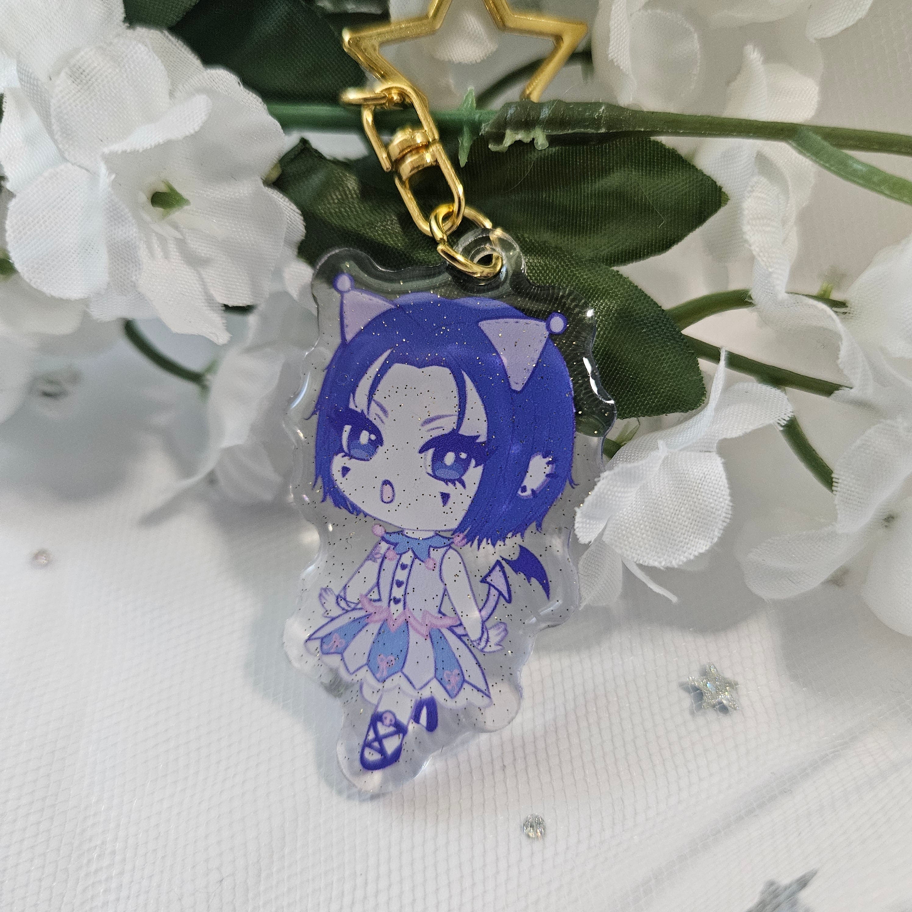 Nana & Hachi x Kuromi & Melody Keychain