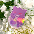 Poison Ghost Type Evolution Heart Sticker