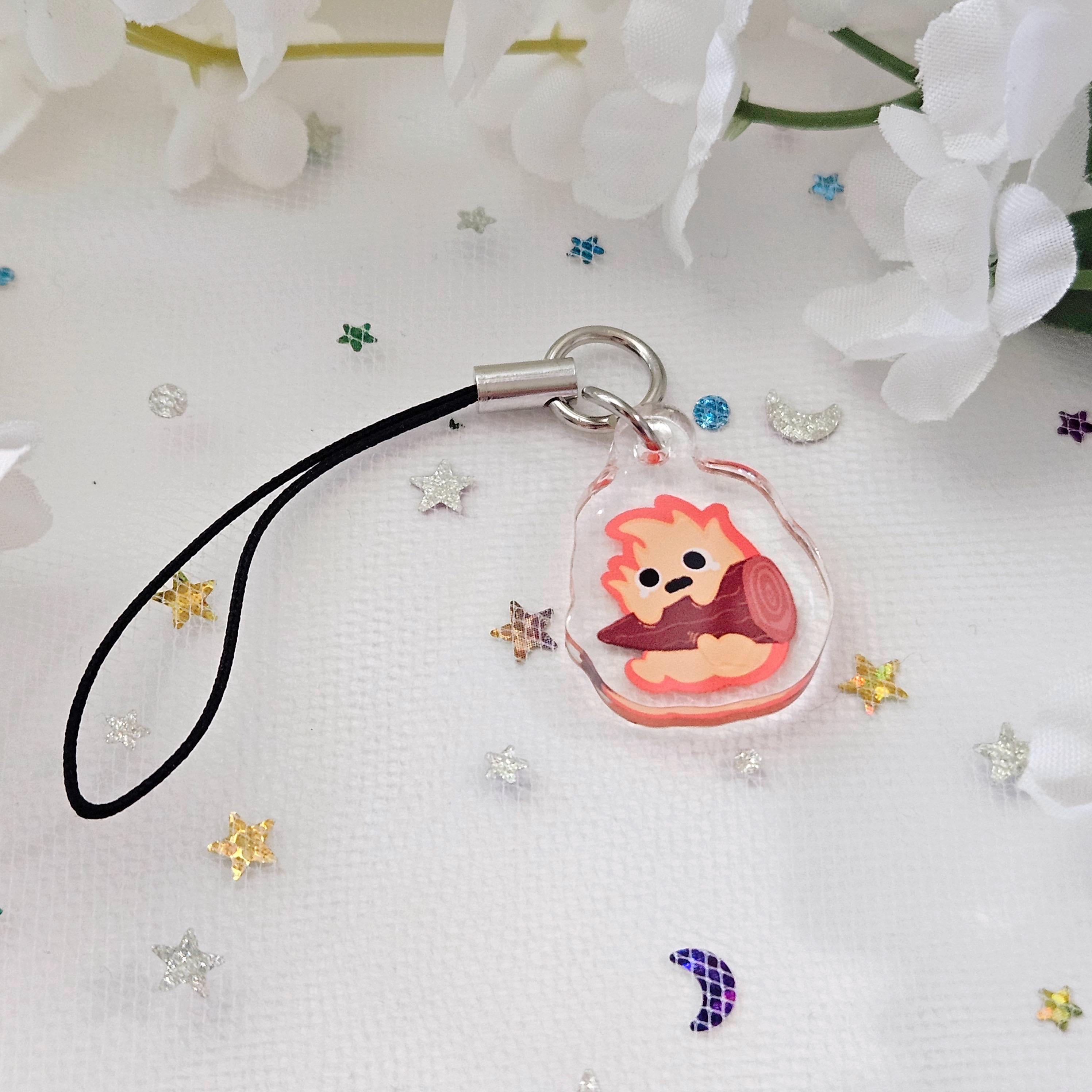 Teary Fire Demon Phone Strap