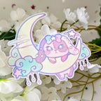 Melancholic Moon Bunny Sticker