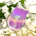 Poison Ghost Type Evolution Heart Sticker