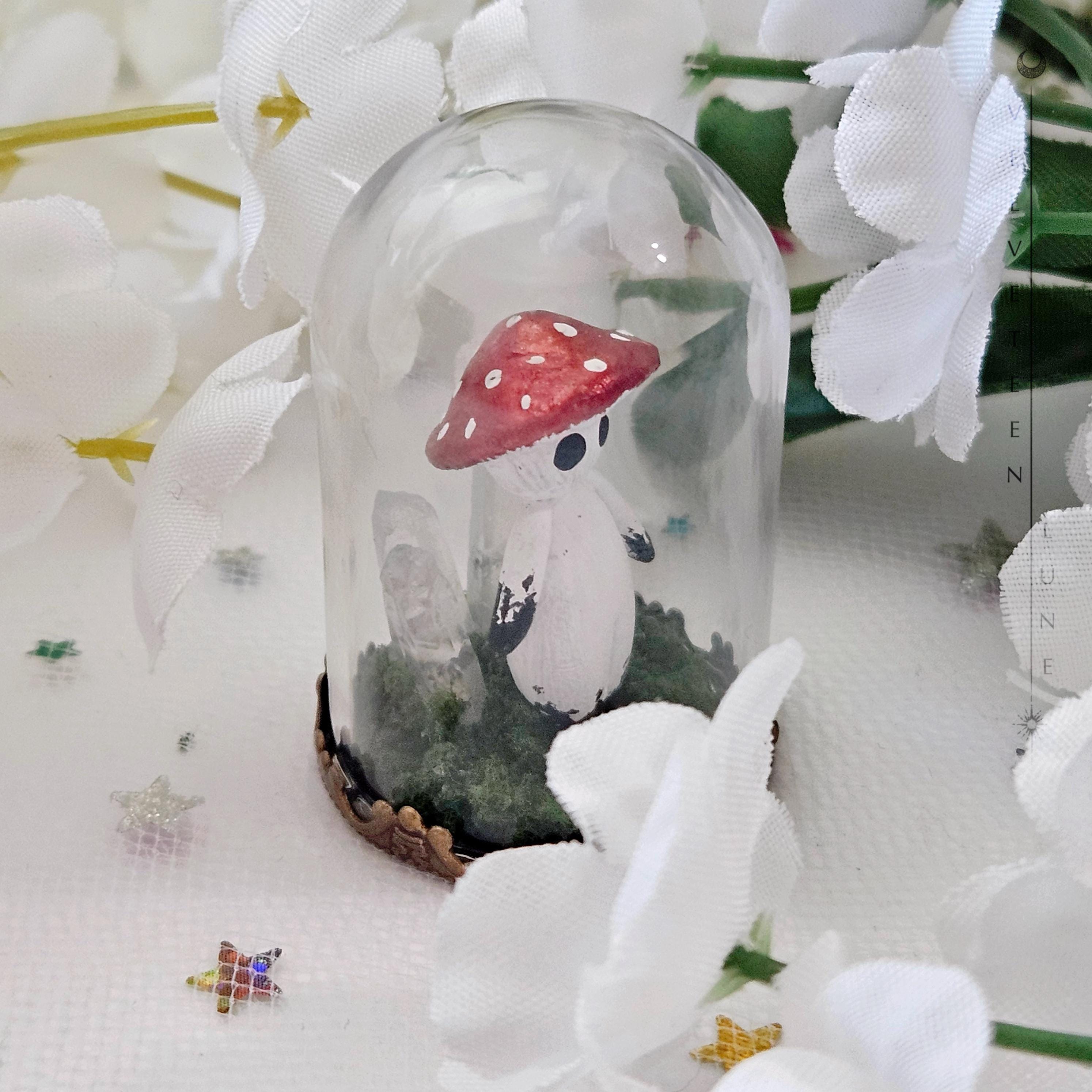 Red Cap Myconid Mushroom Crystal Creature