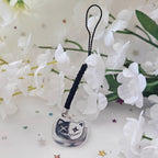 Two Faced Rag Cat Phone Strap