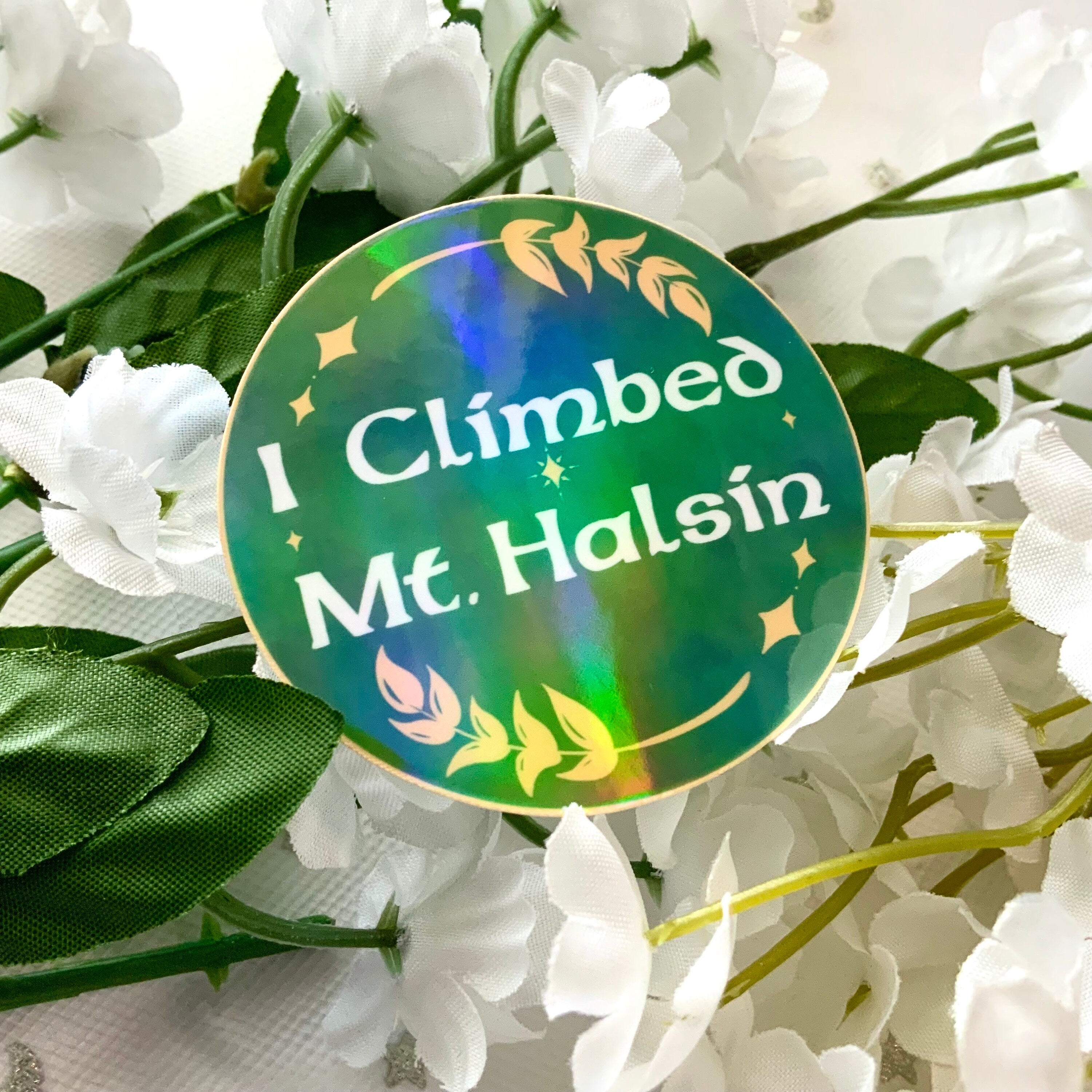 I Climbed Mount Halsin BG3 Sticker