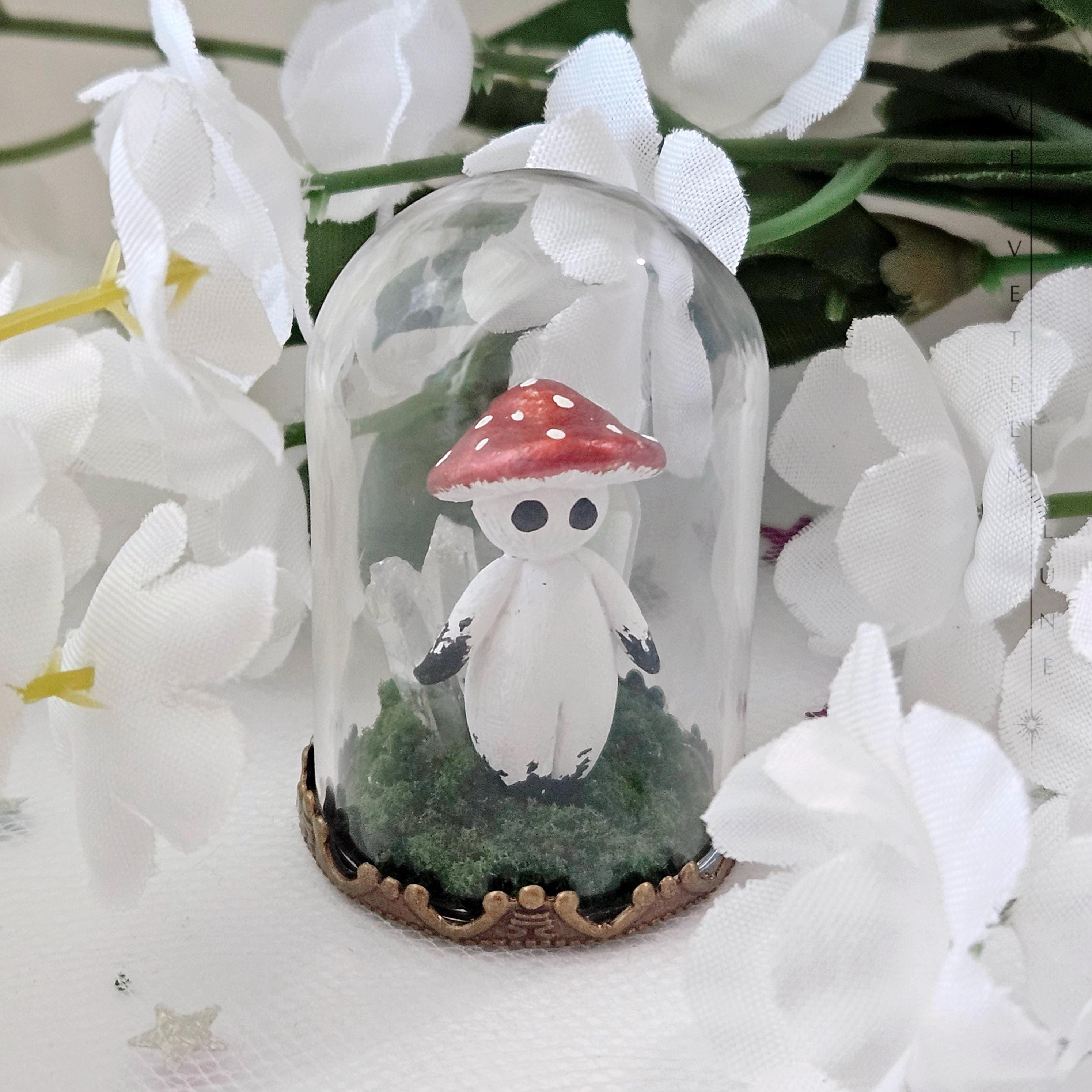Red Cap Myconid Mushroom Crystal Creature