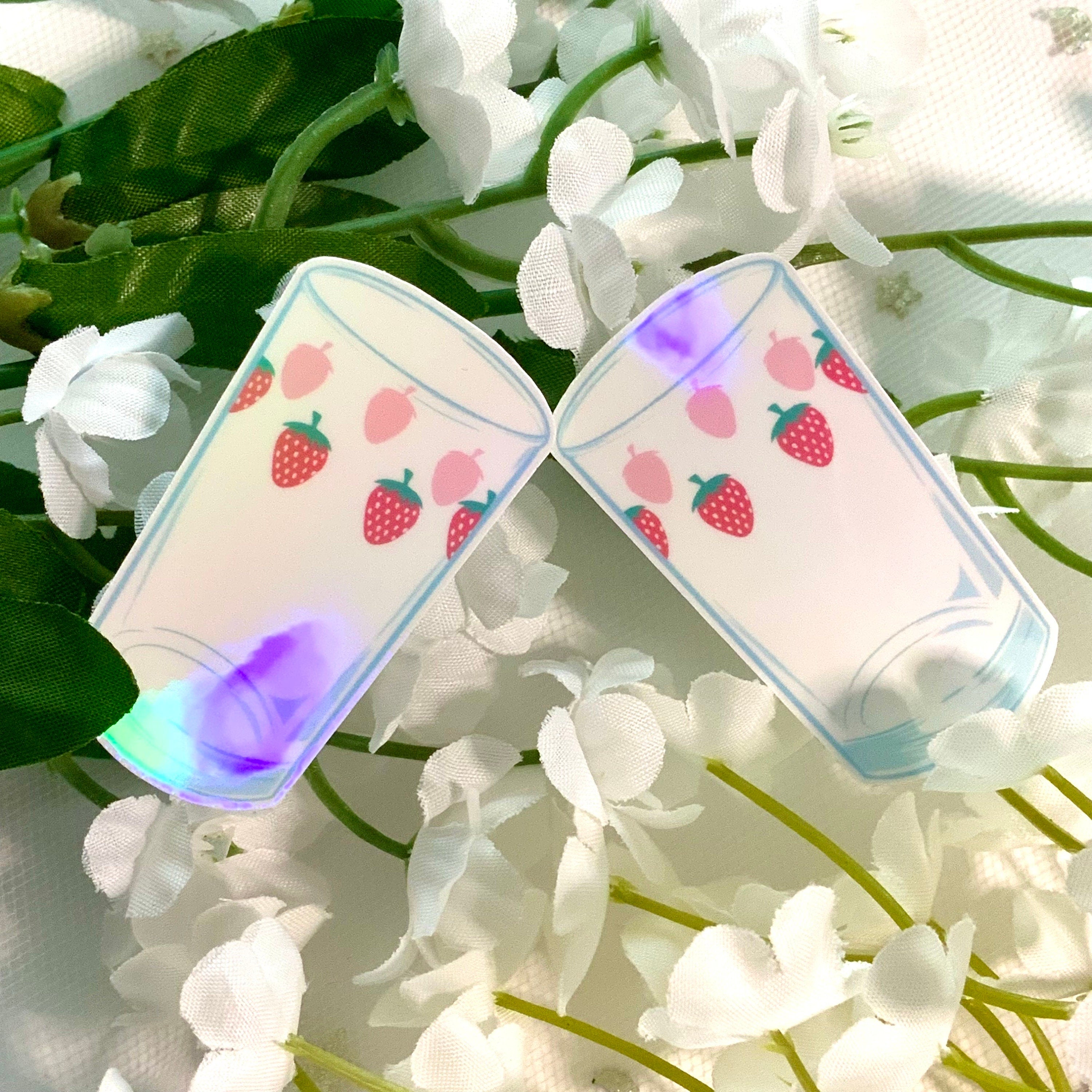 Nana Strawberry Glass Set Stickers