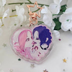 Nana & Hachi Heart Keychain